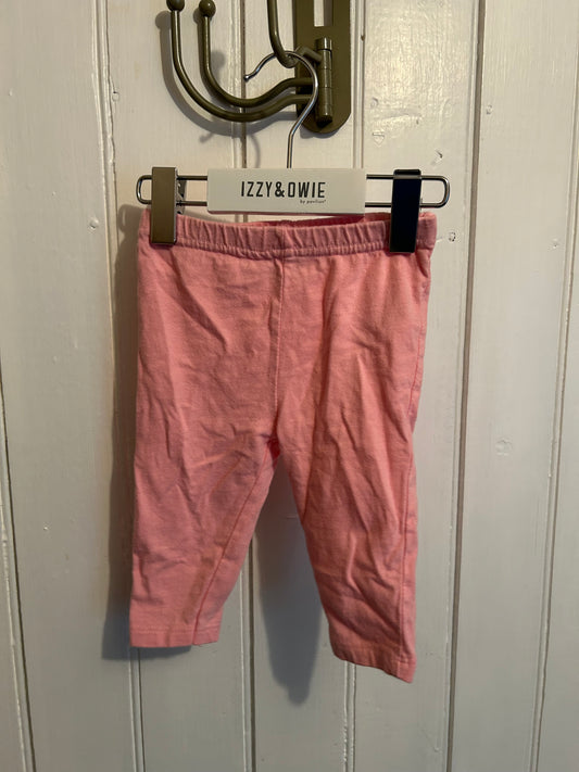 Rene rofe 3/6m pink leggings