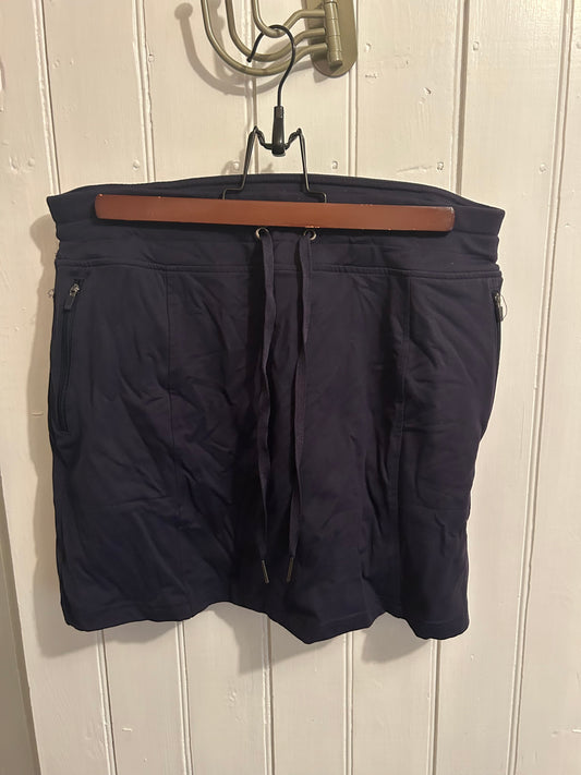 Hyba medium navy blue athletic skort