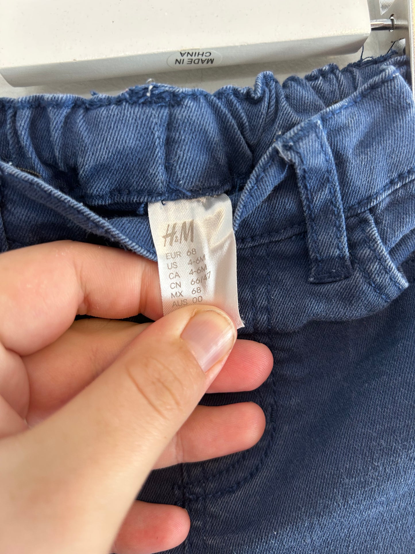 H&M 4/6m blue jeans