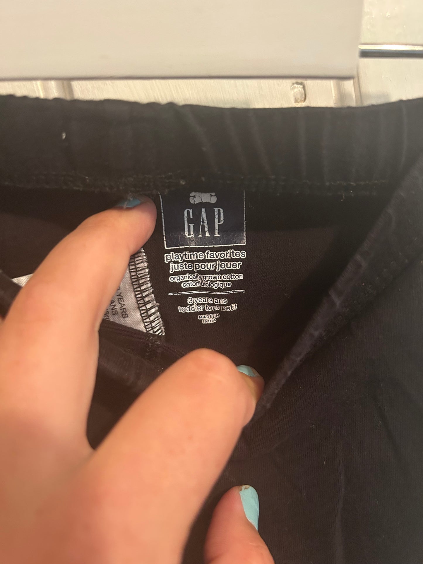 Gap 3t black leggings