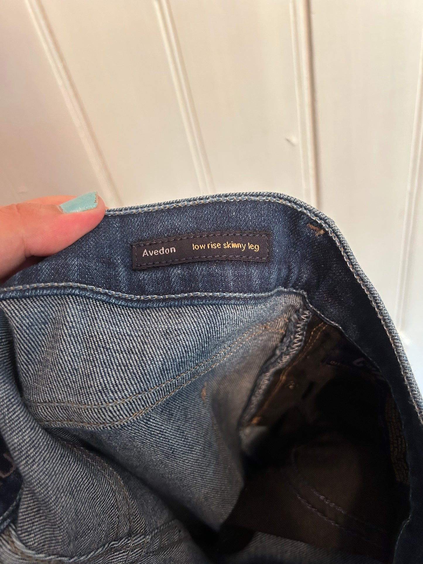 Citizen of humanity 30 medium wash low rise skinny jeans