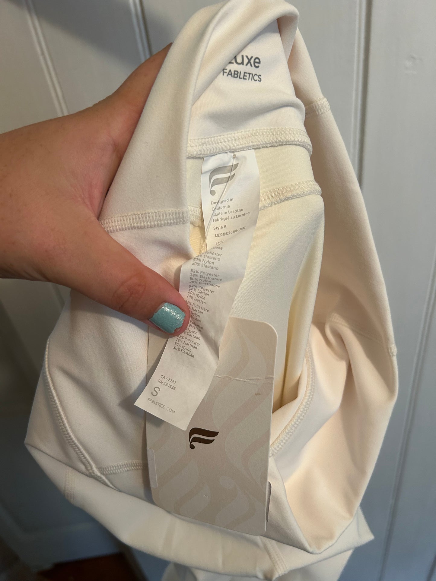 NEW Fabletics small white leggings