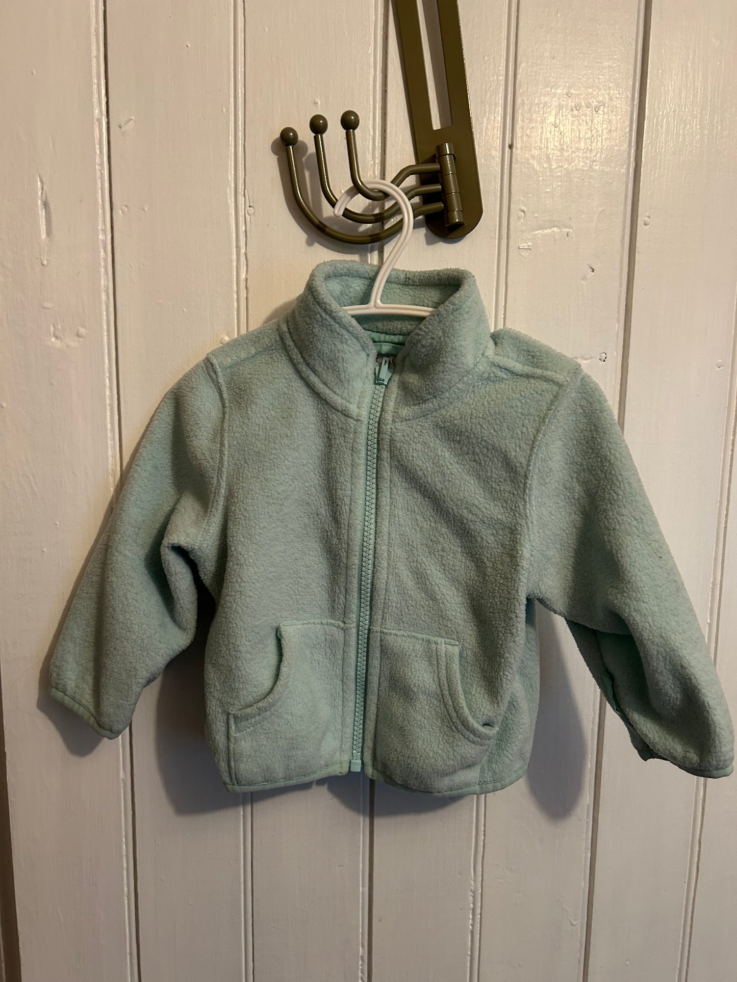 Children’s place 12/18m teal fleece sweater