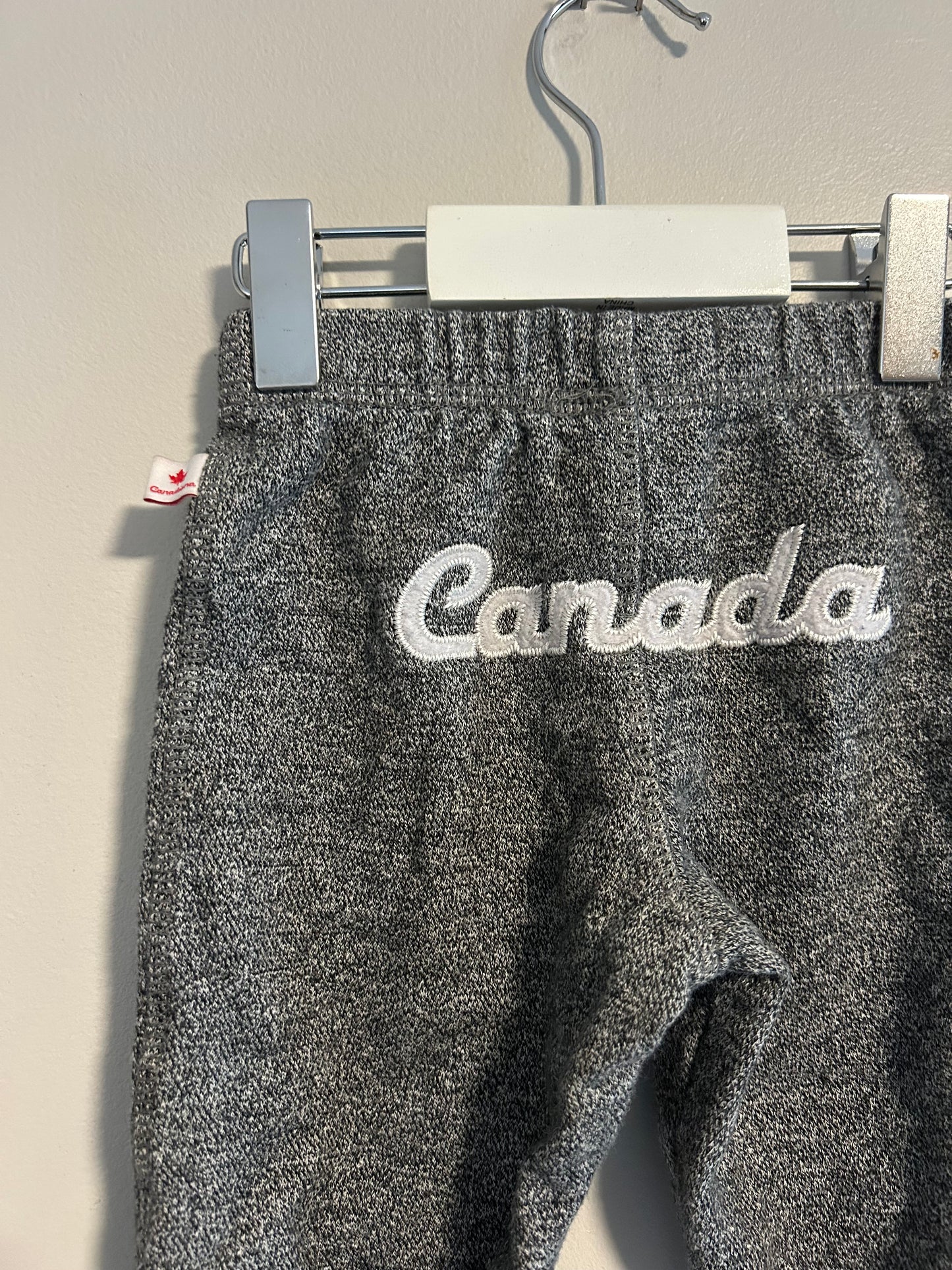 Canadiana 6/12m grey joggers