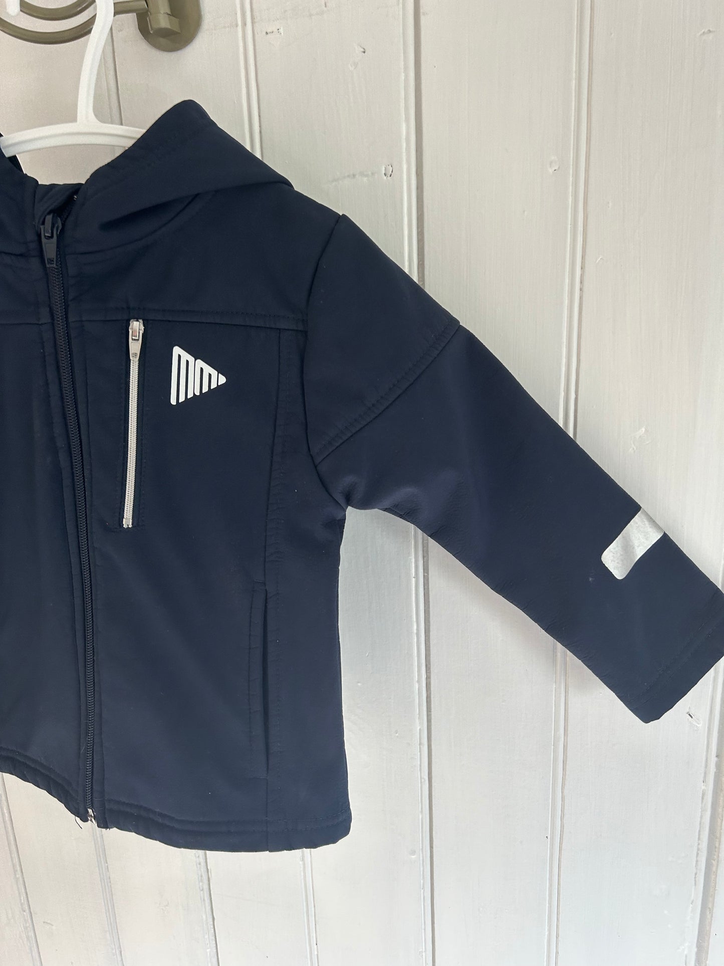 MickMack 3t navy blue soft shell jacket