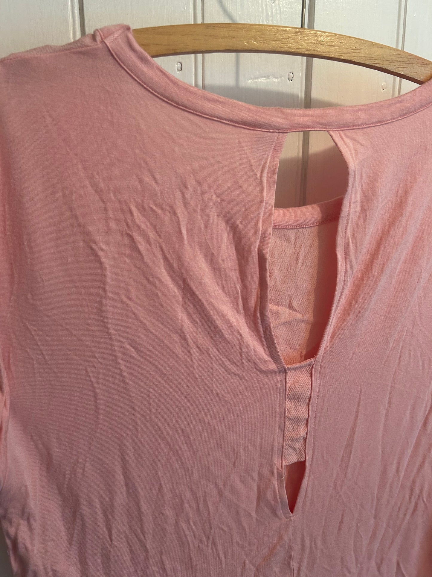 Soyaconcept medium pink cutout blouse