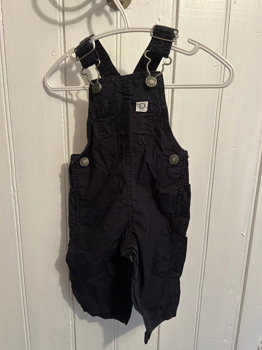 Carters 3m black overalls