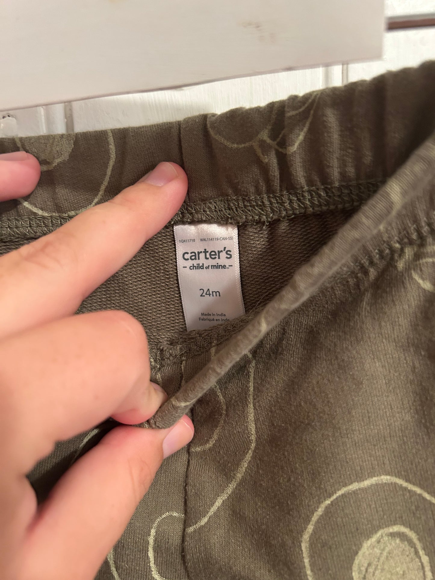 Carters 24m green avocado joggers