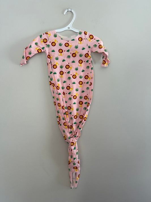 NEW handmade pink lion knotted gown