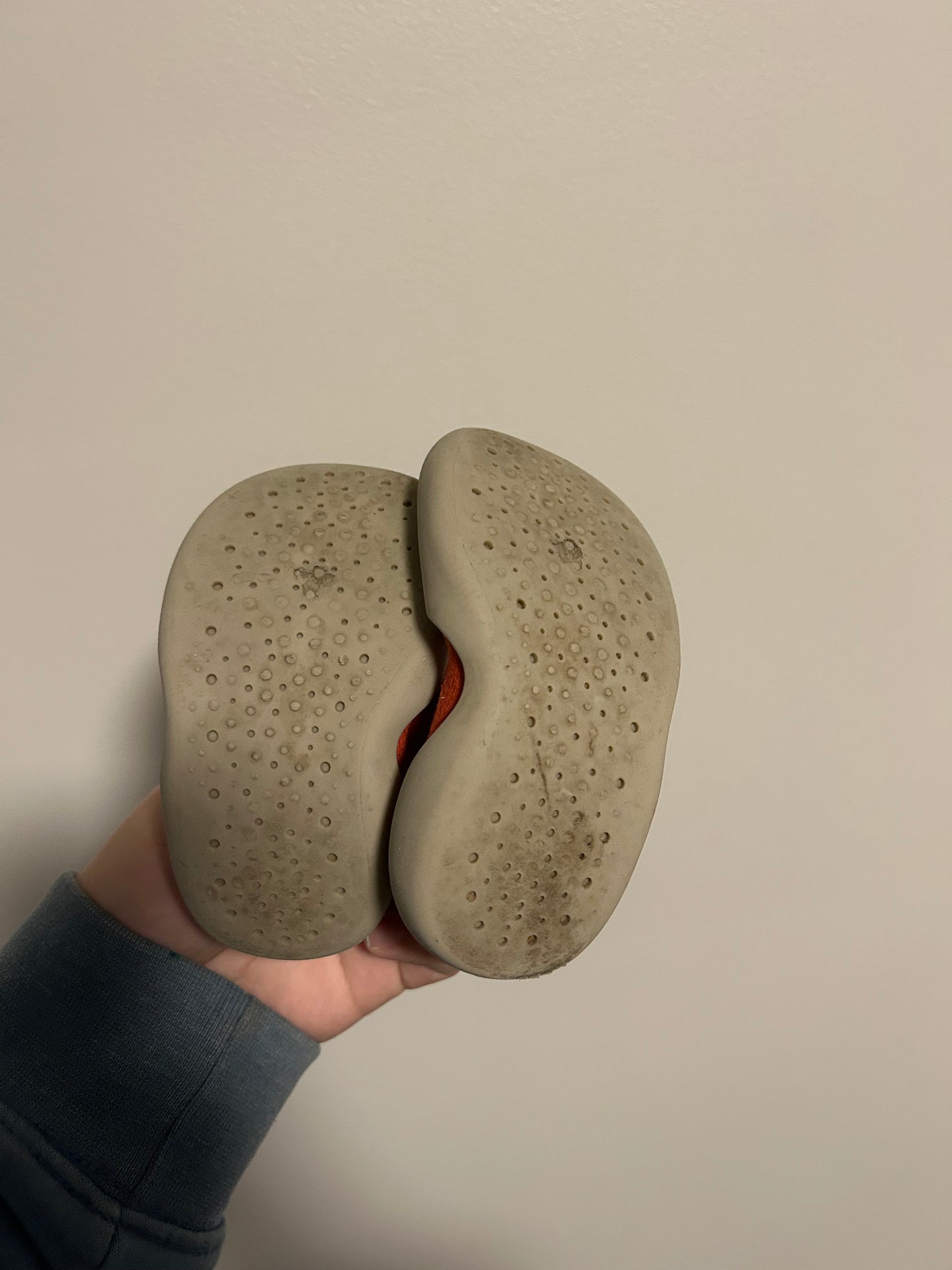 Infant 6 red sock shoe