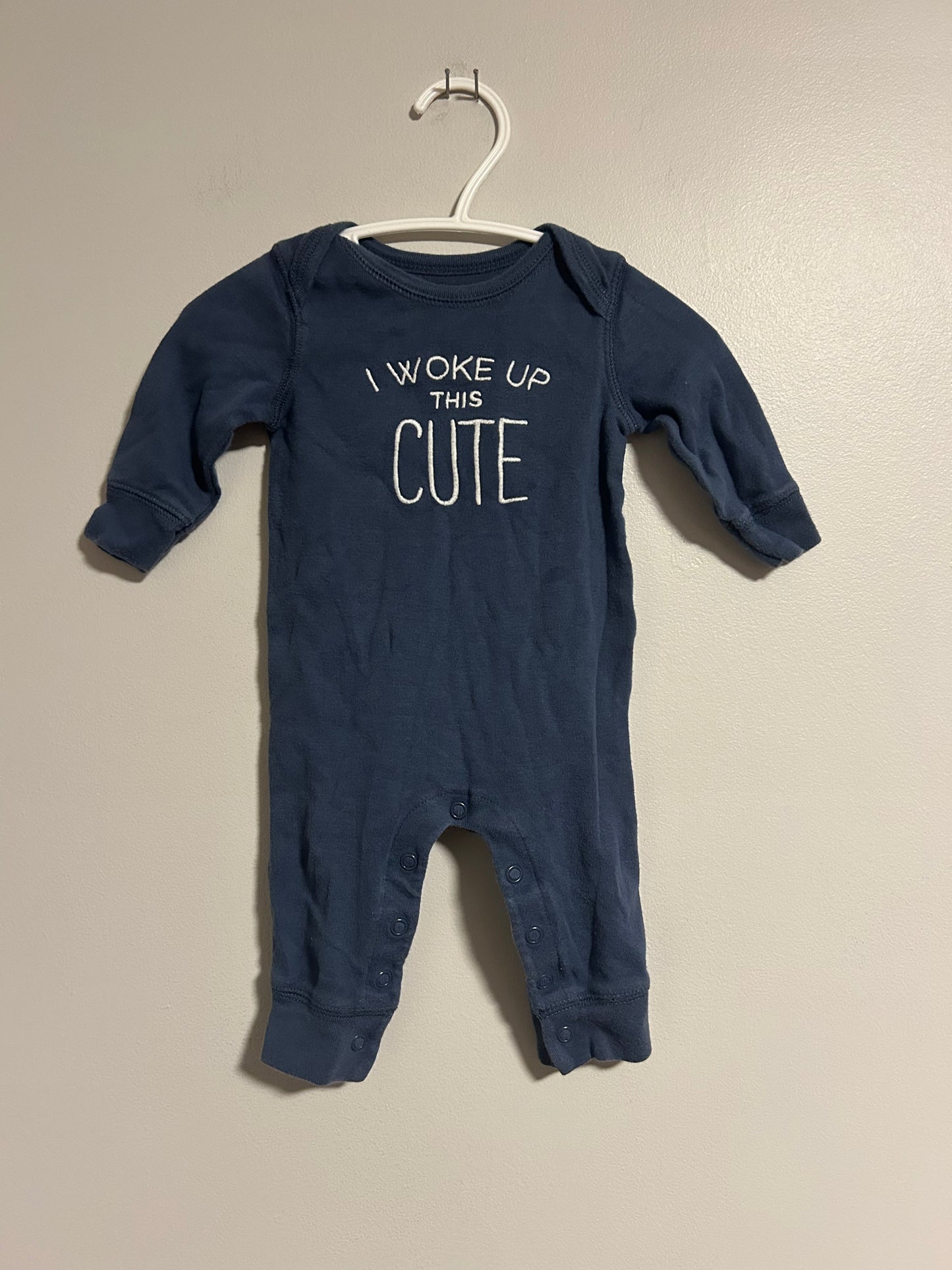 Carters 3m navy cute romper