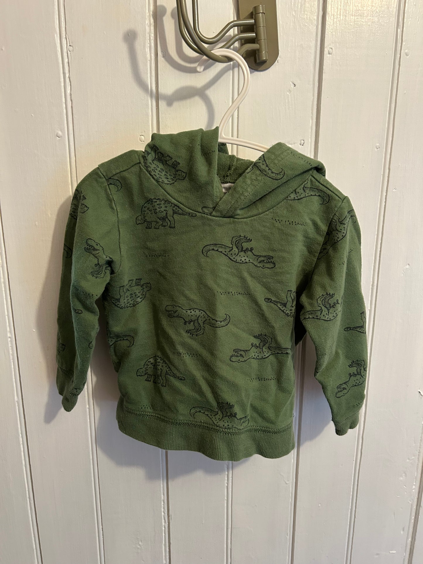 Carters 24m green Dino hoodie