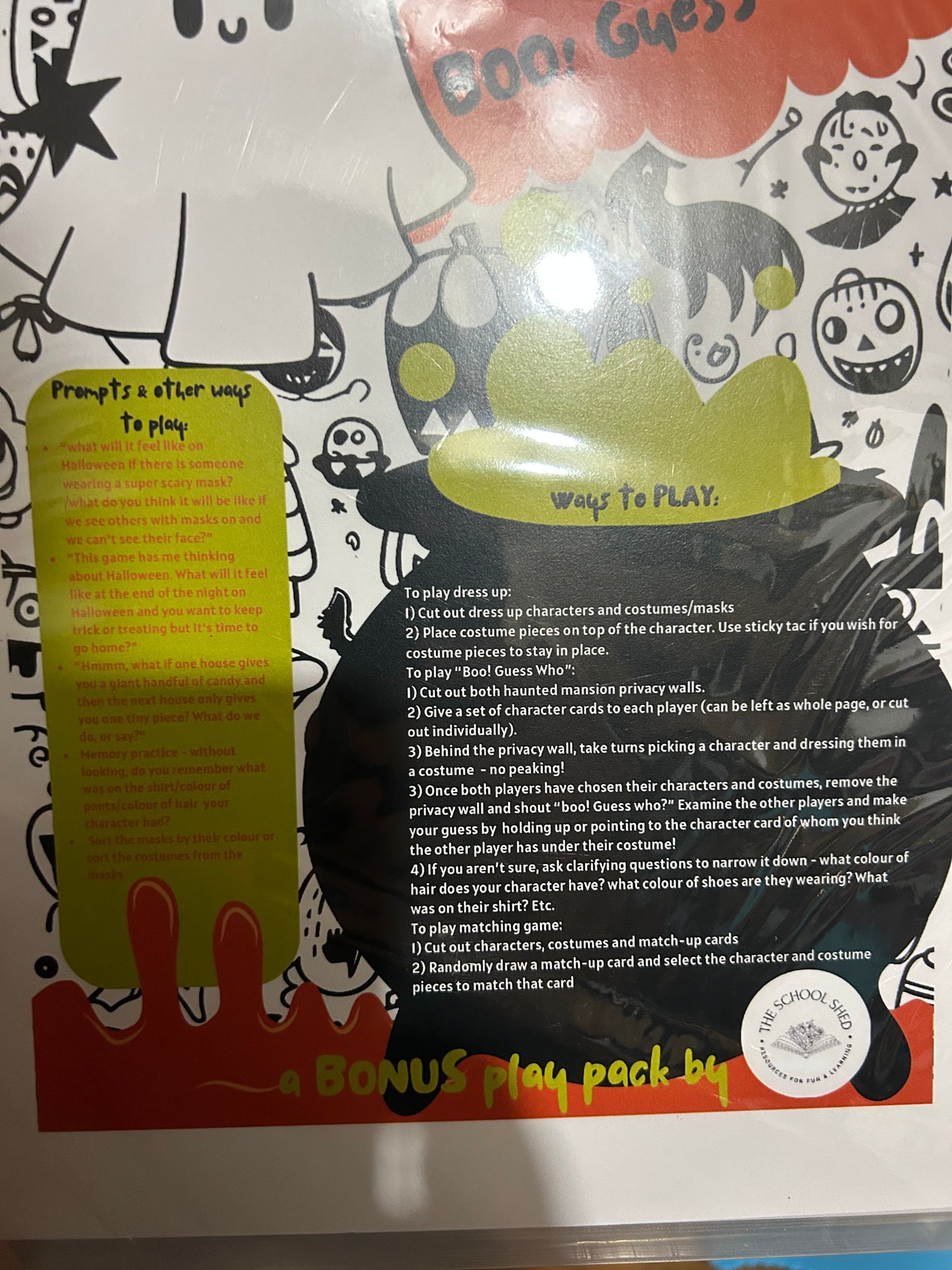 Halloween activity pack