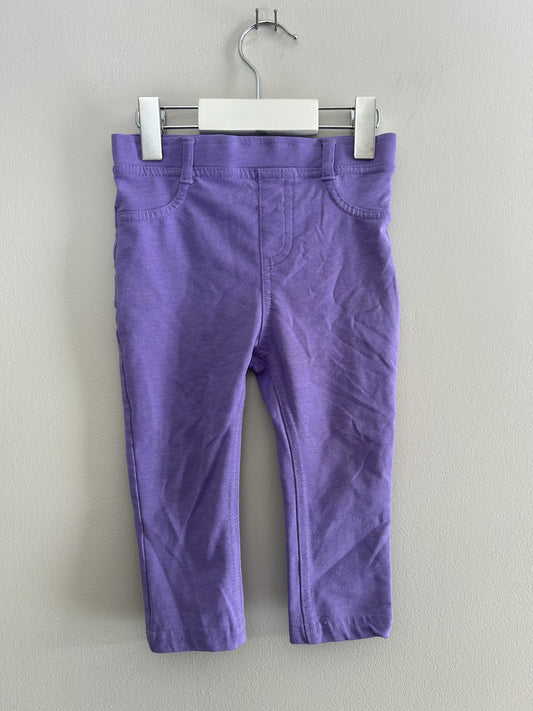 Joe fresh 12/18m purple jeggings
