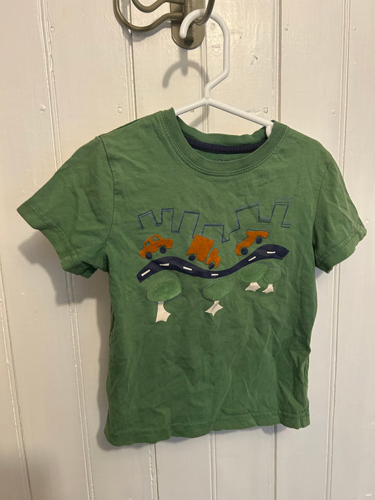 Joe fresh 2t green tree car tshirt