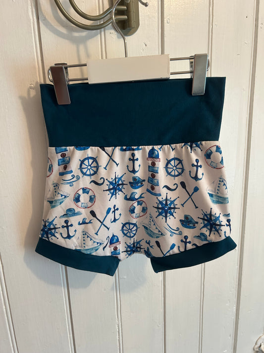 Handmade 3t blue nautical bummies