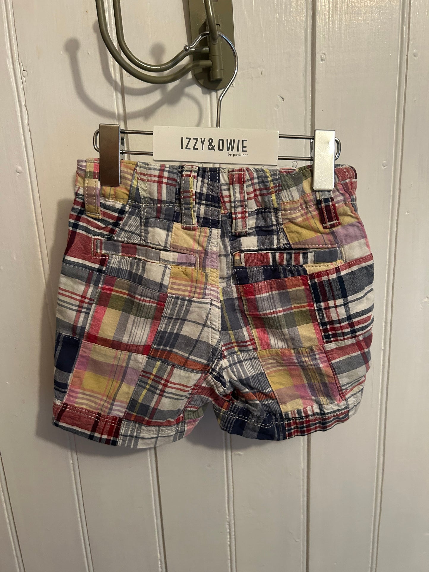 Gap 12/18m plaid shorts