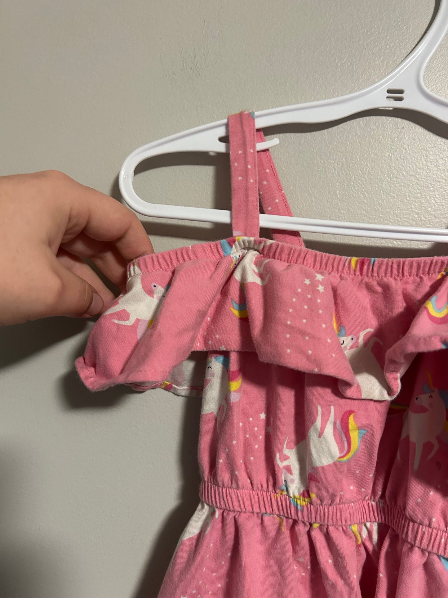 Pekkle 2 pink unicorn dress