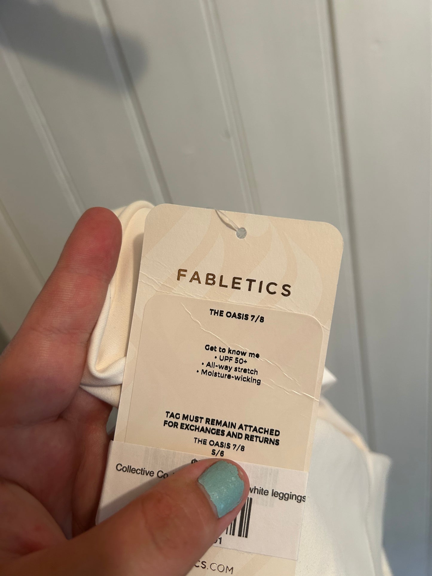 NEW Fabletics small white leggings