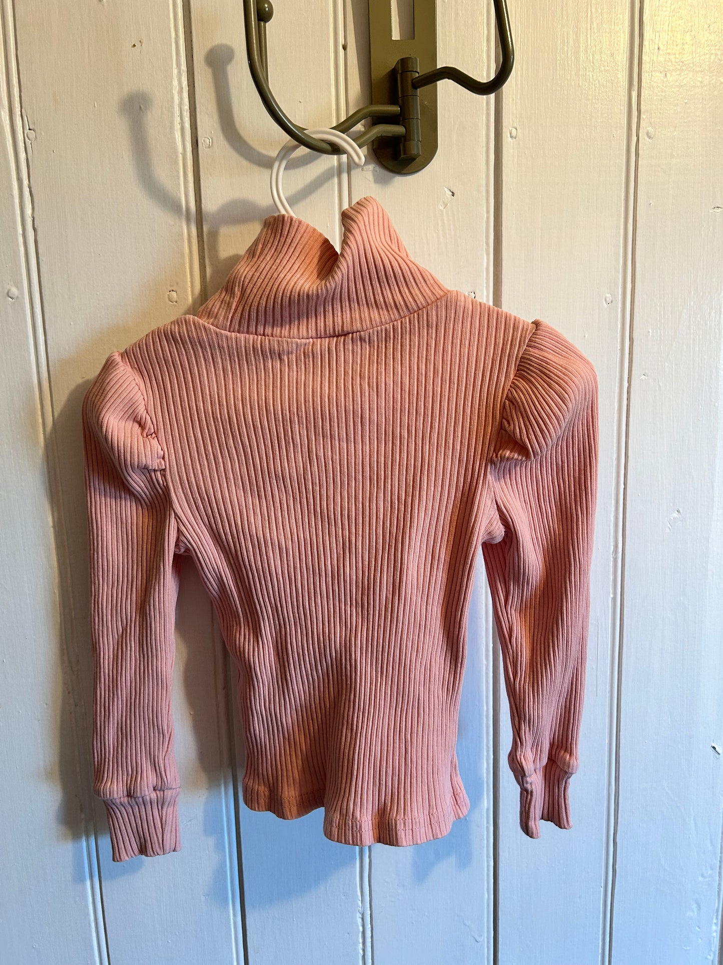 Cozy cub 18/24m pink ribbed turtleneck