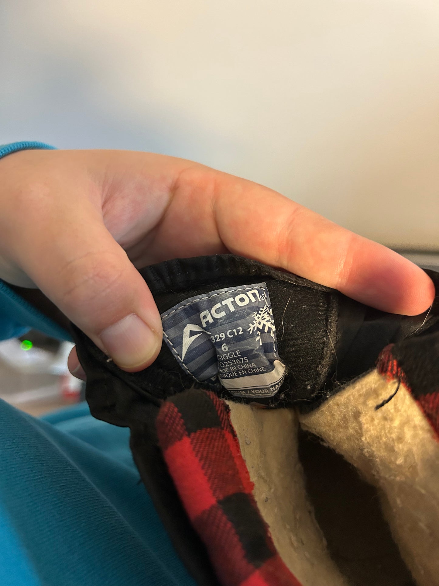 Acton infant 6 grey winter boots