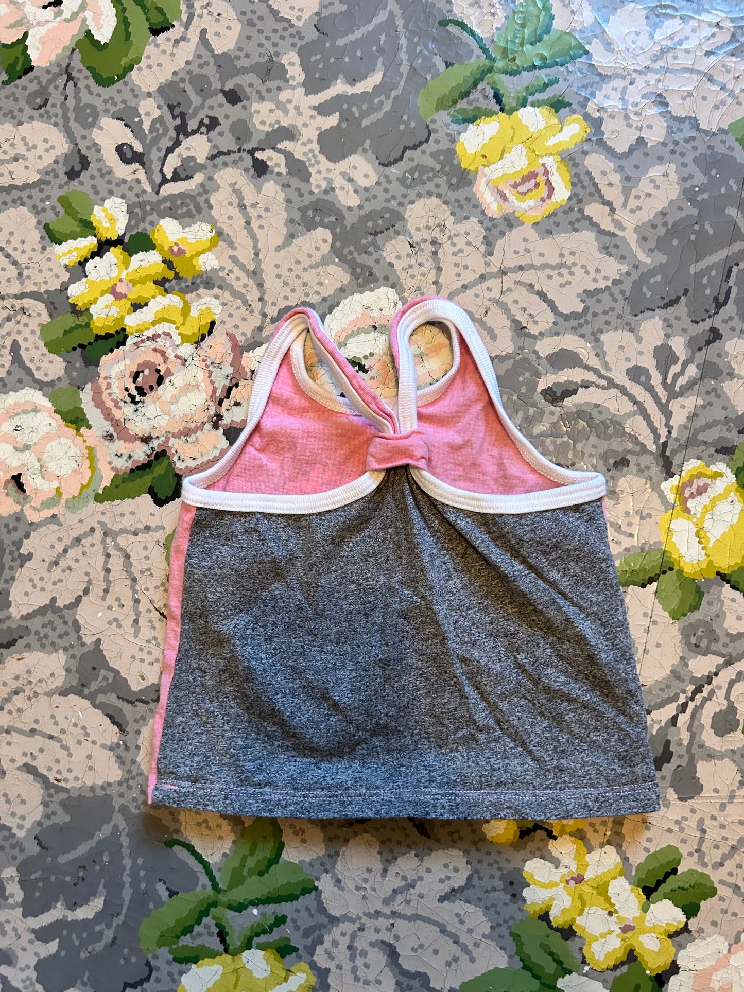Roots 3/6m pink tank top