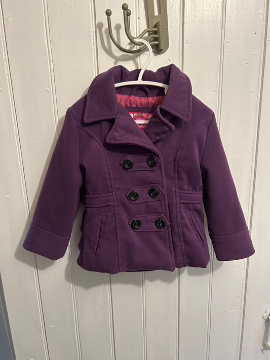 Dollhouse 24m purple pea coat