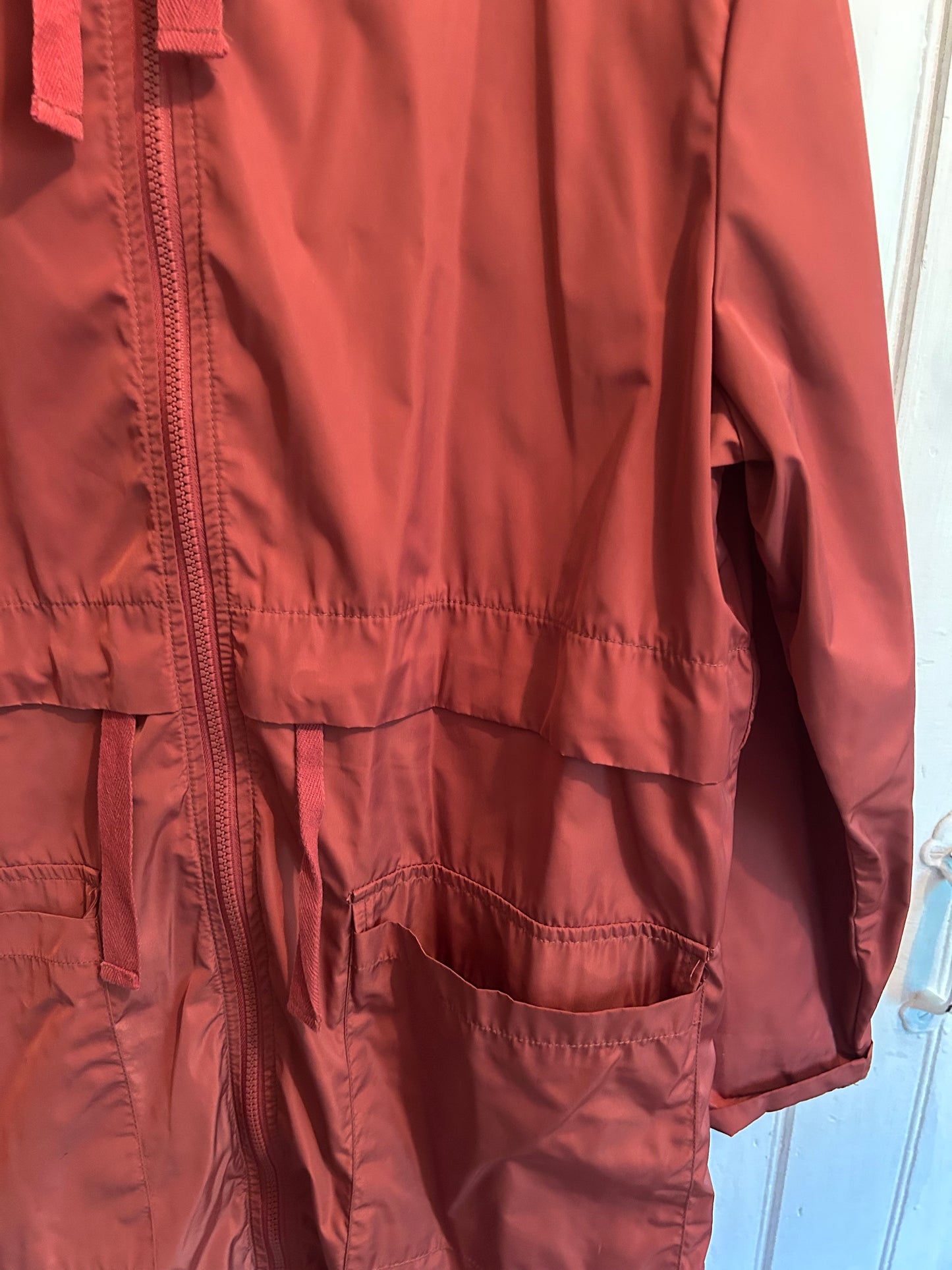 Forever 21 small red unlined rain jacket