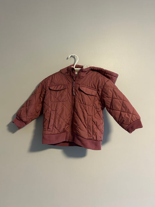 Old navy 18/24m pink quilted jacket