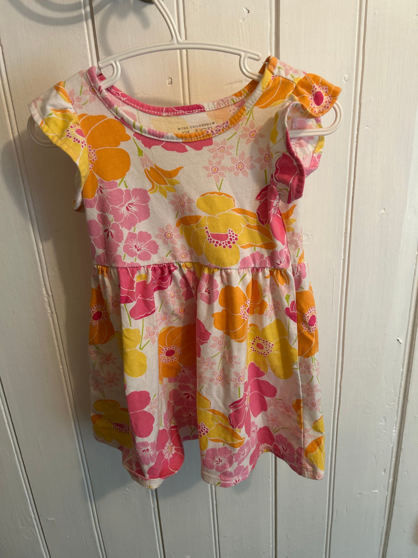 Children’s place 2t pink & orange floral dress