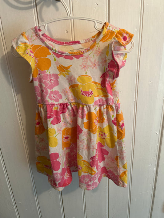 Children’s place 2t pink & orange floral dress