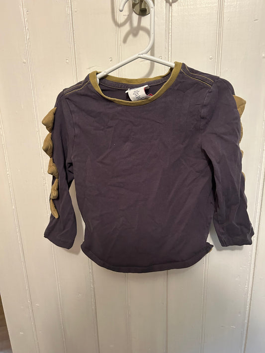 Tommy Bahama 2t grey & green Dino sleeve shirt