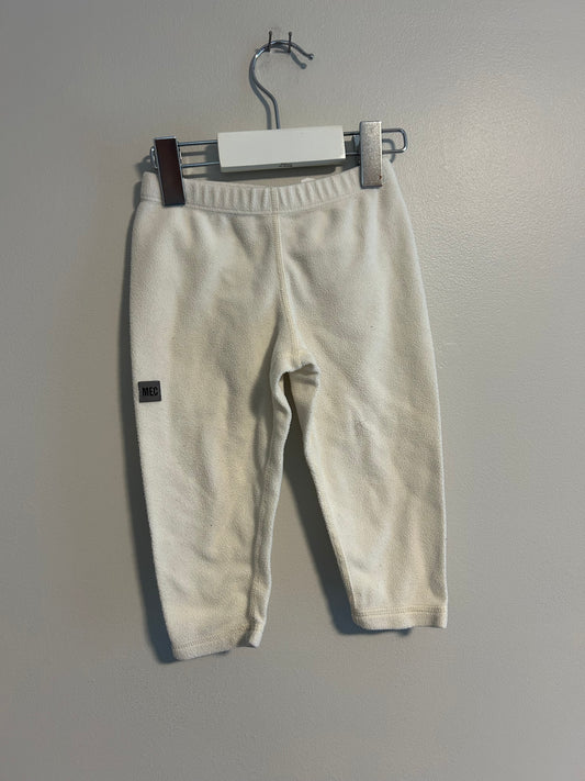 MEC 12m white fleece pants