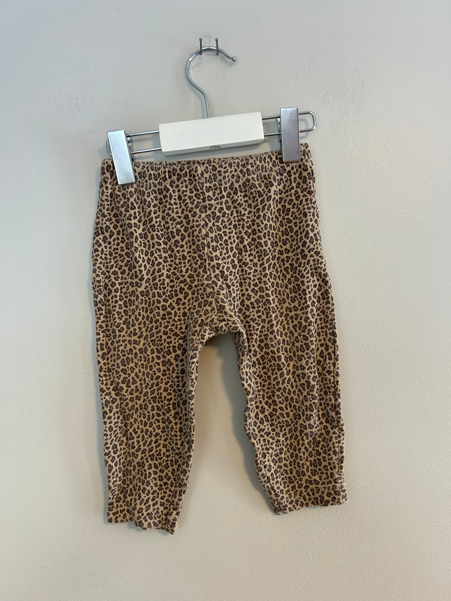 Carters 12m brown cheetah leggings
