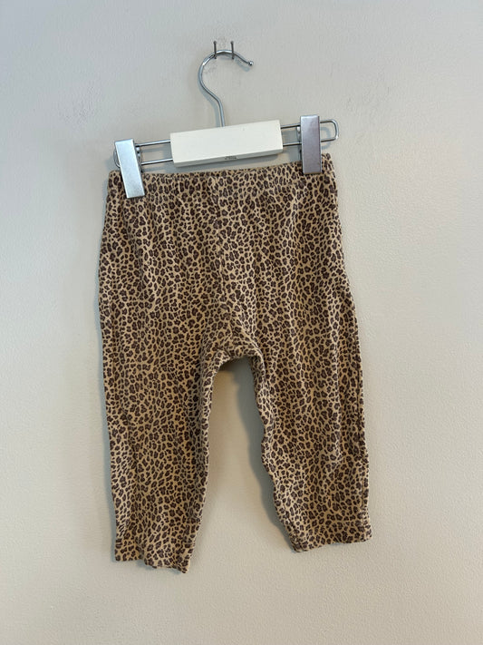 Carters 12m brown cheetah leggings