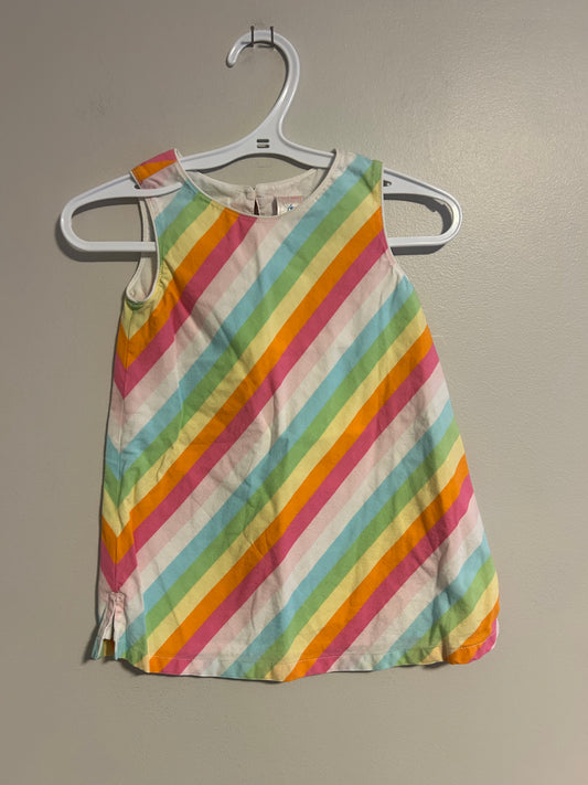 Old navy 6/12m rainbow striped dress