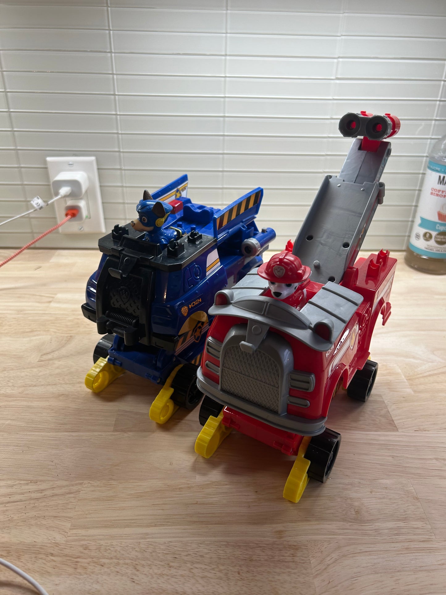 Paw patrol pop up truck