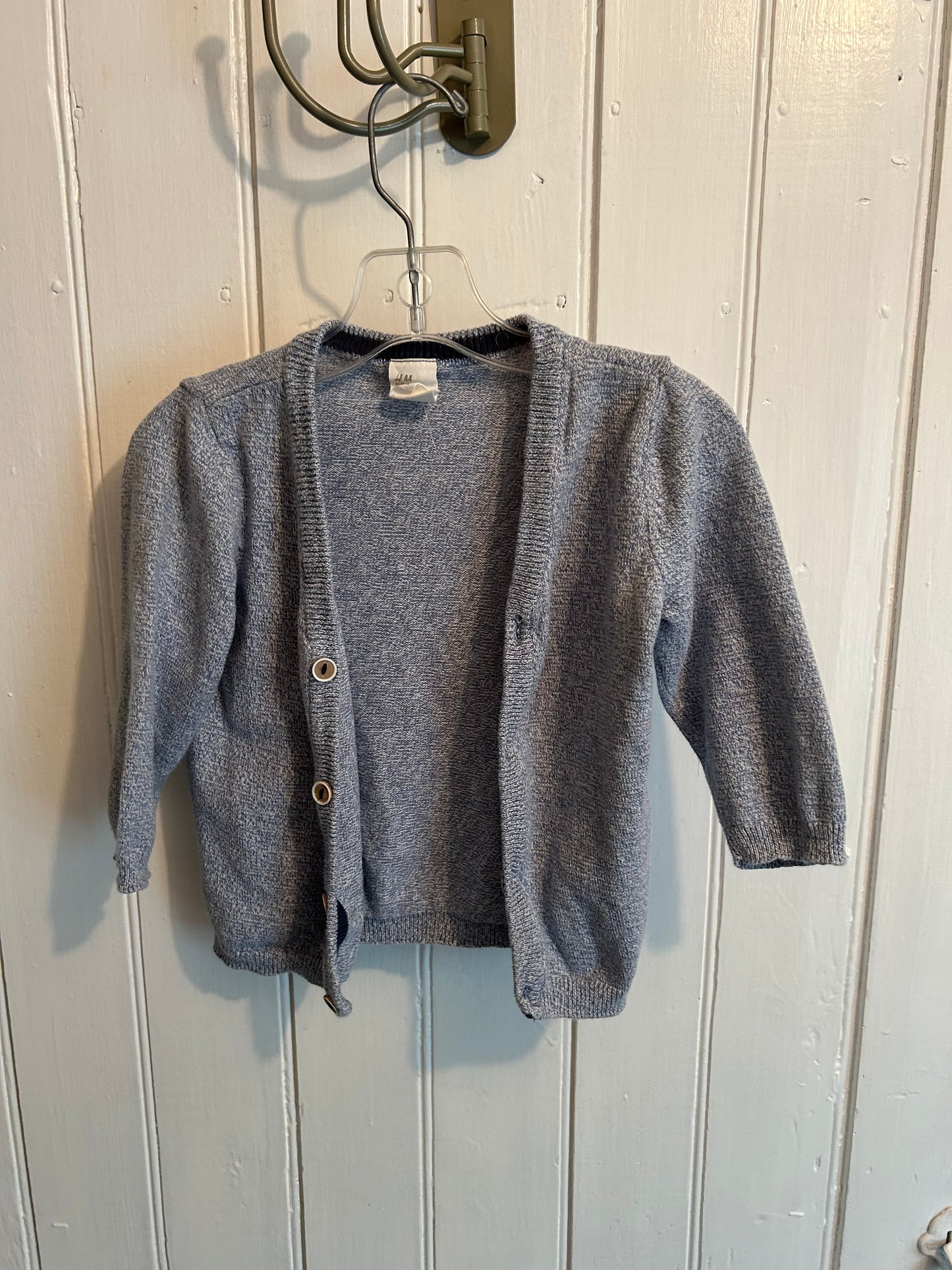 H&M 9/12m blue cardigan