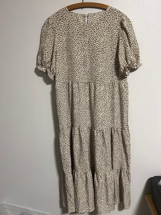 Shein large cheetah dress