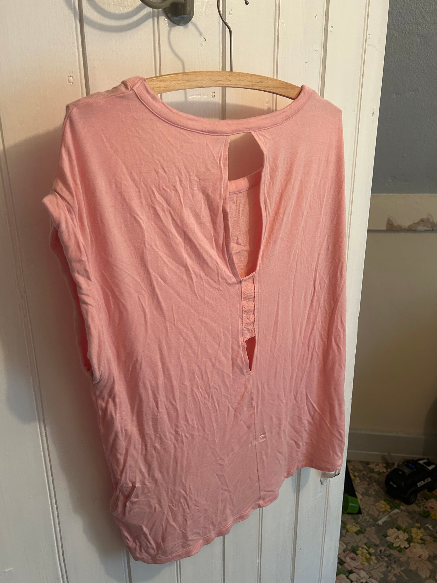 Soyaconcept medium pink cutout blouse
