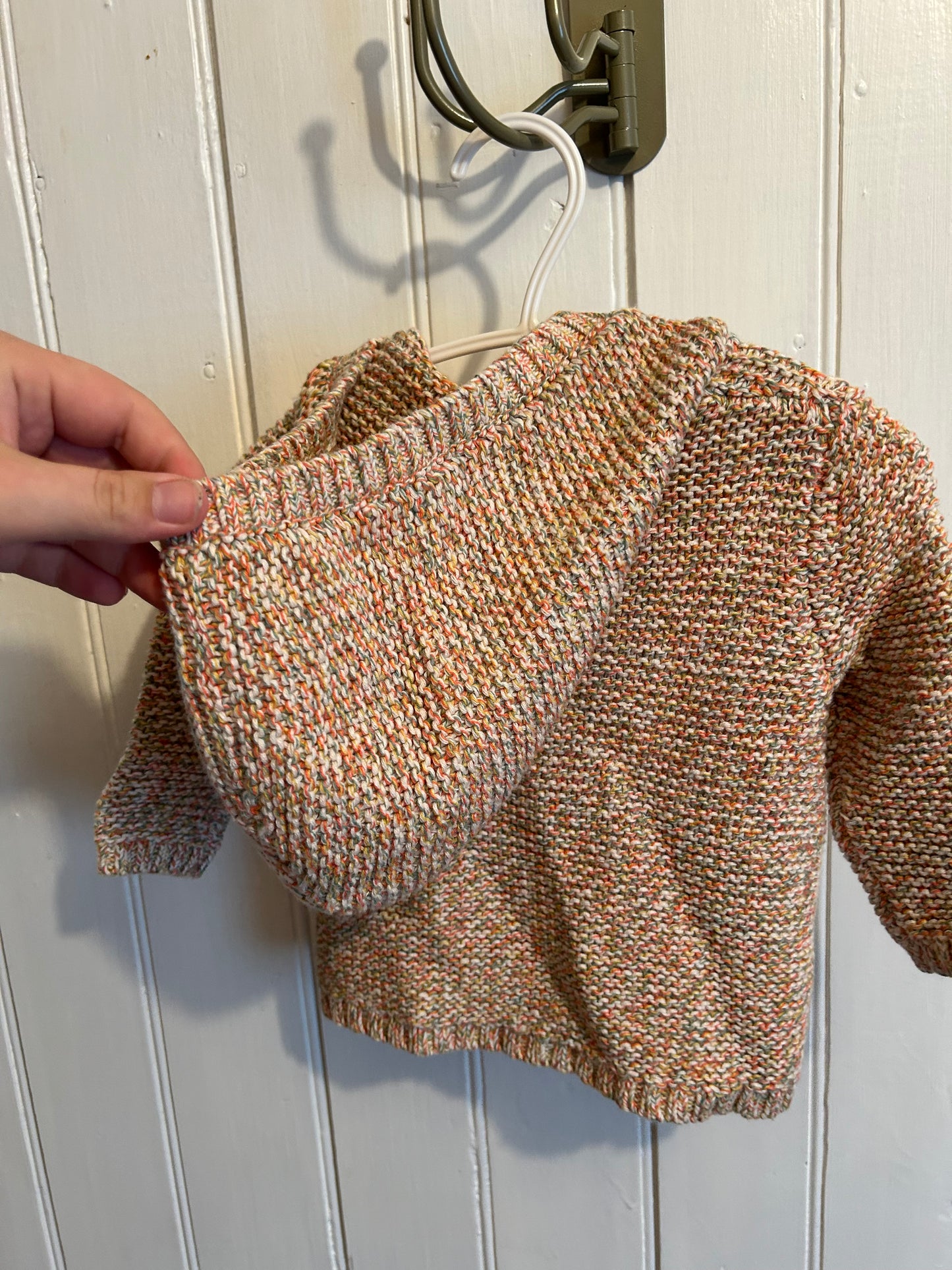 Old navy 3/6m pastel knit cardigan