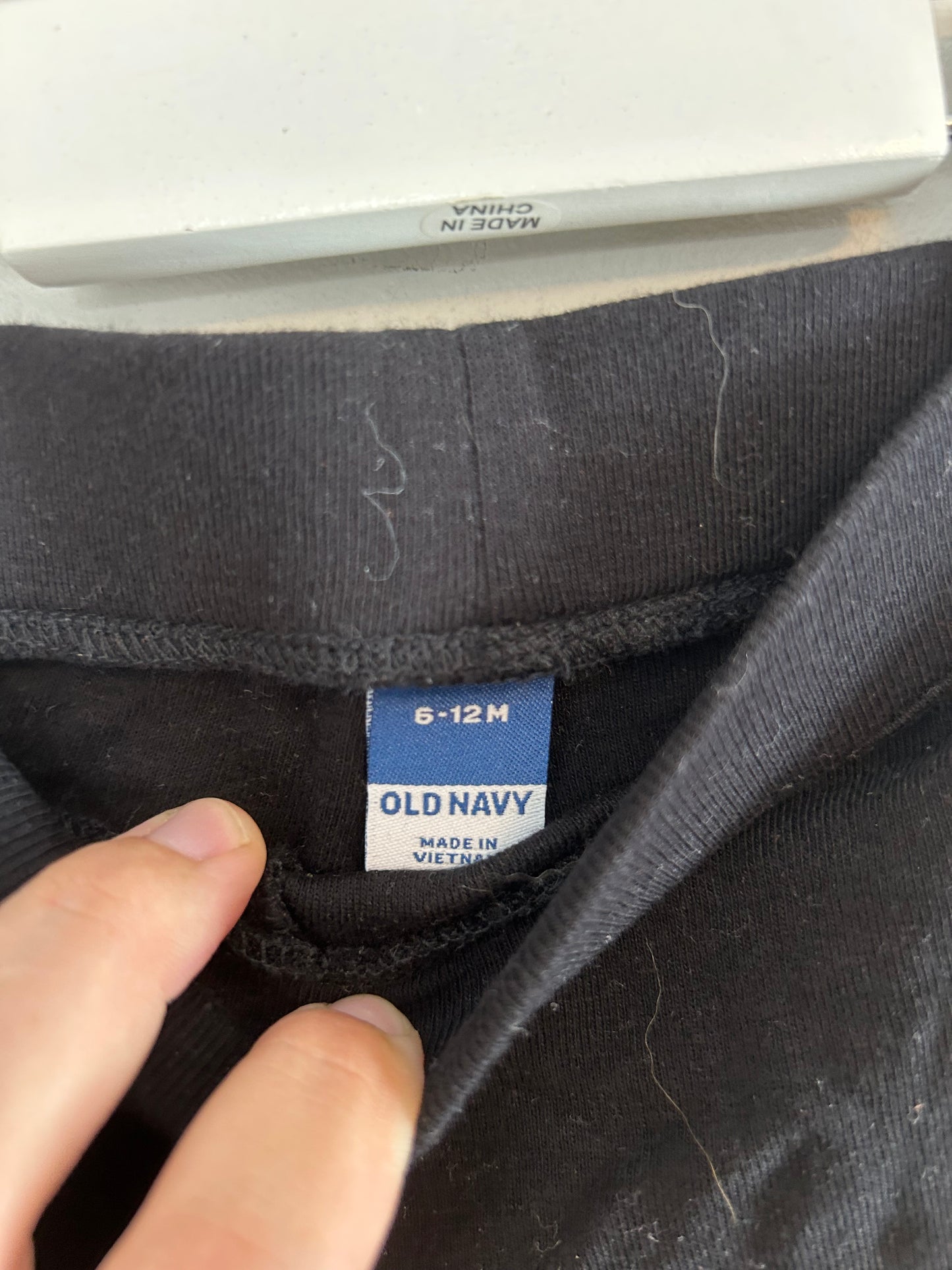 Old navy 6/12m black pants