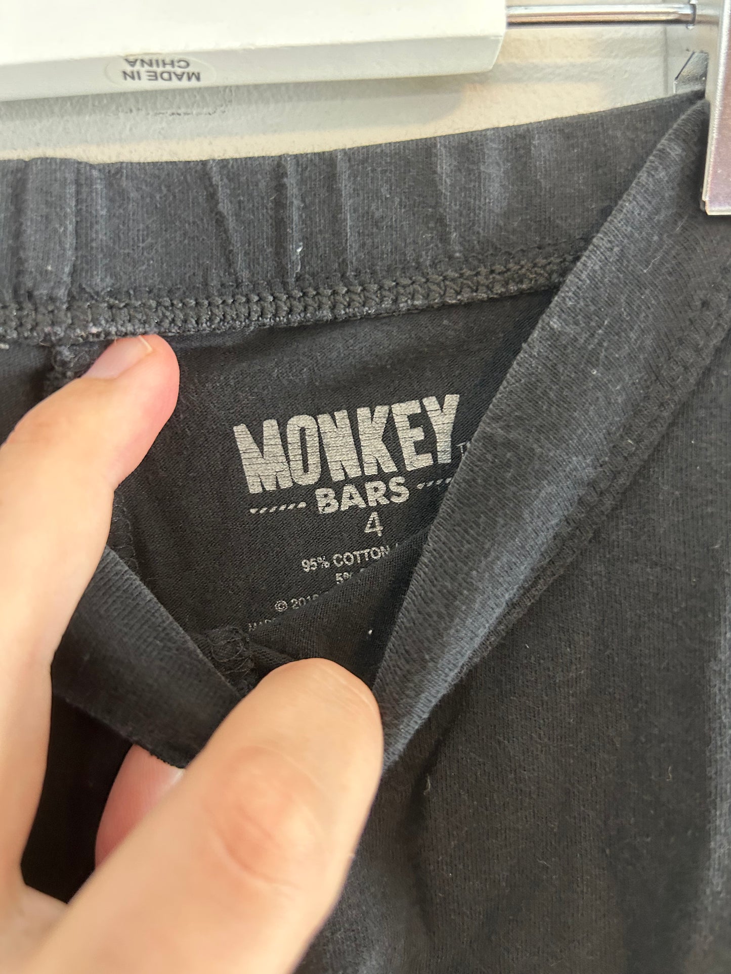 Monkey bars 4t black bike shorts