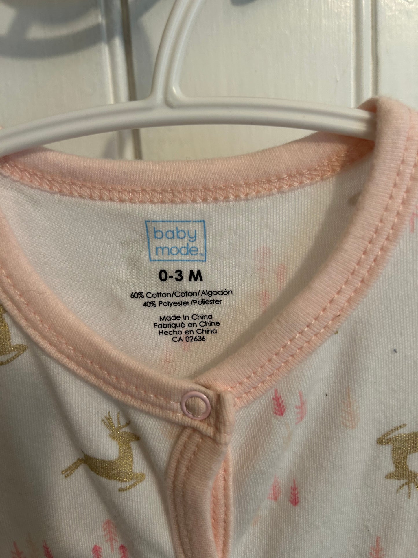 Baby mode 0/3m deer sleeper