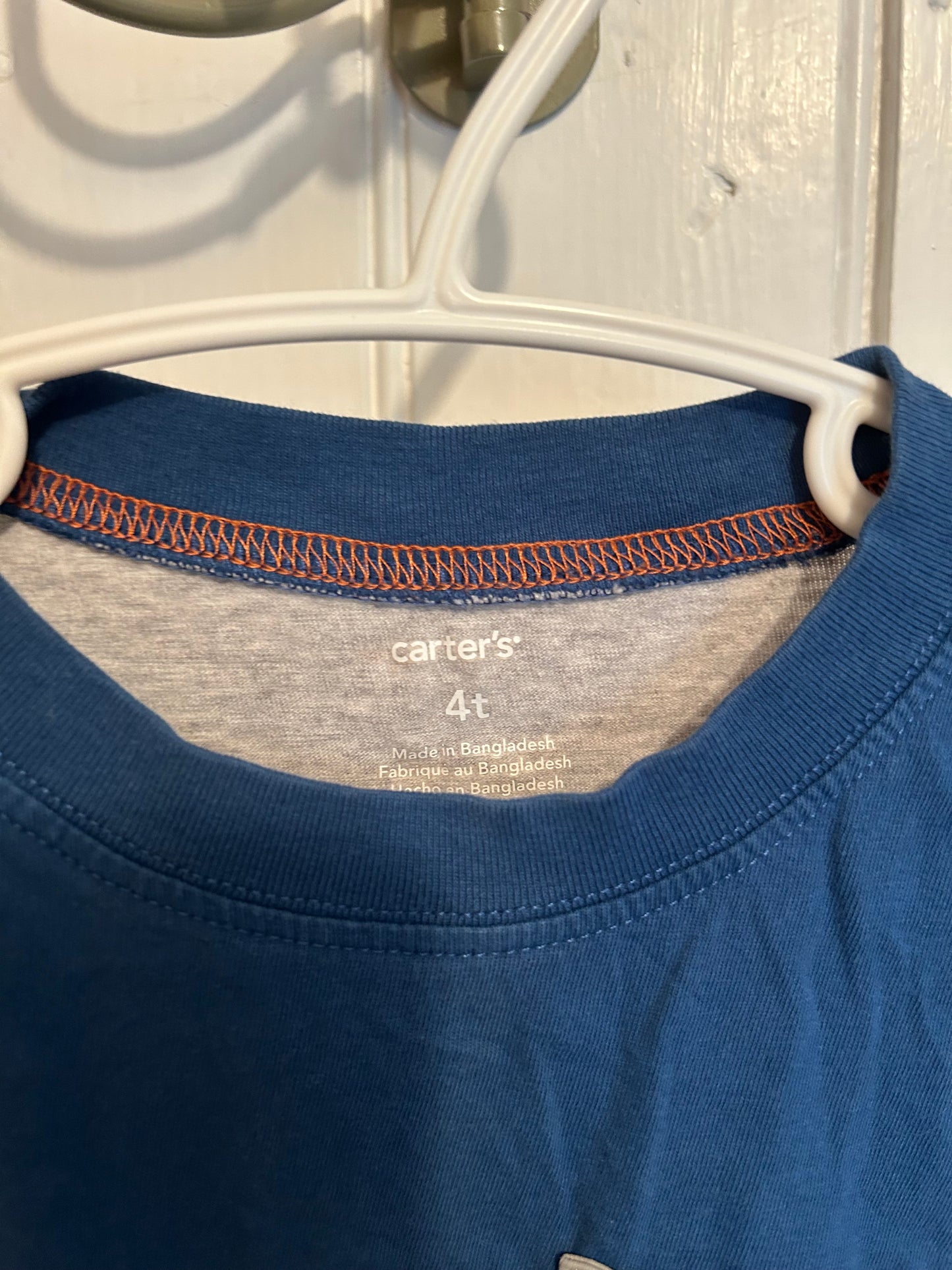 Carters 4t blue & grey camo tshirt