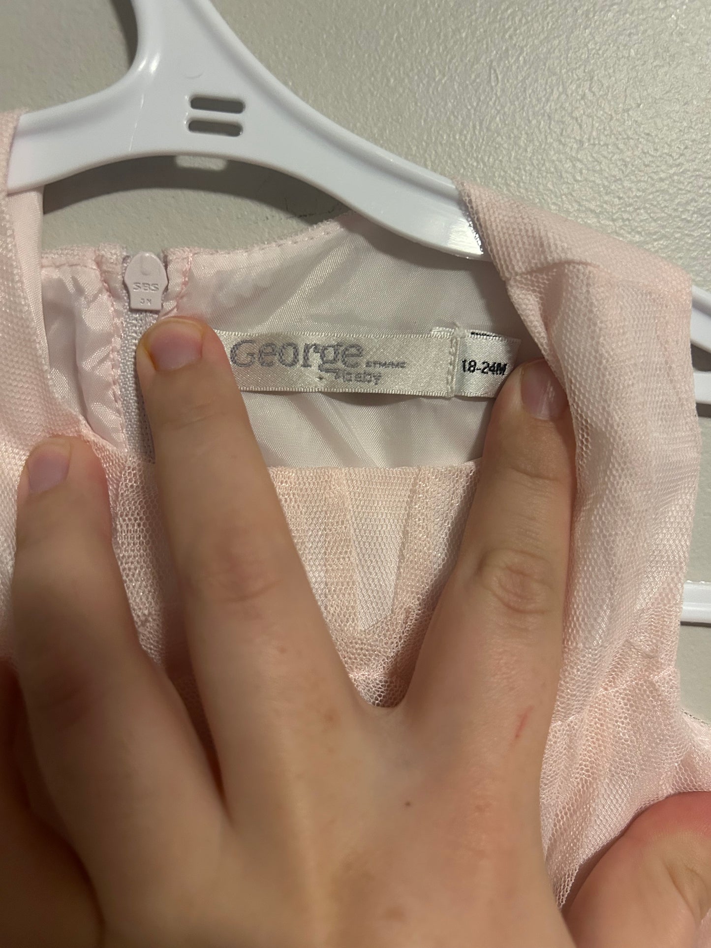 George 18/24m pink tulle dress