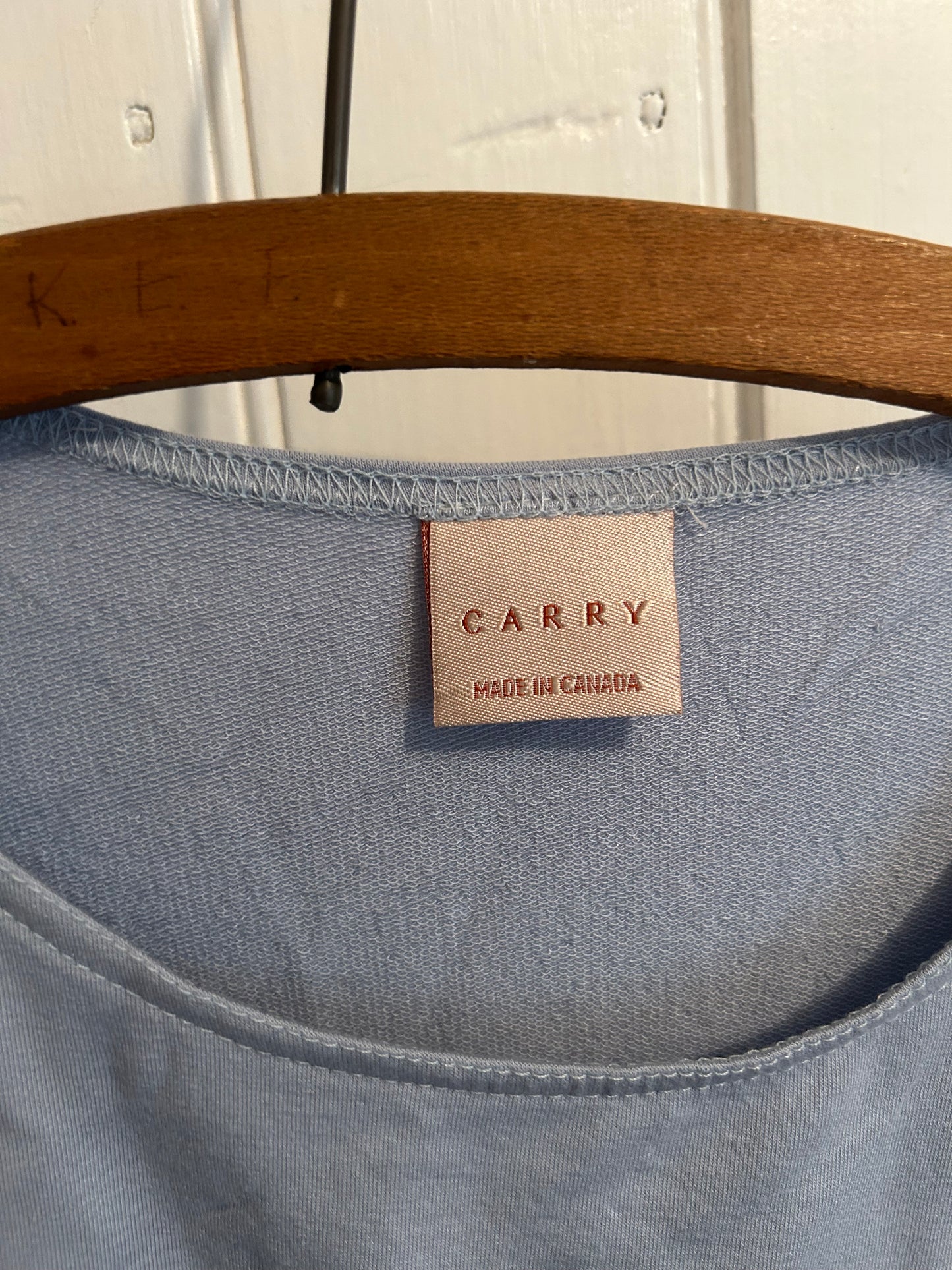 Carry large blue nursing tshirt