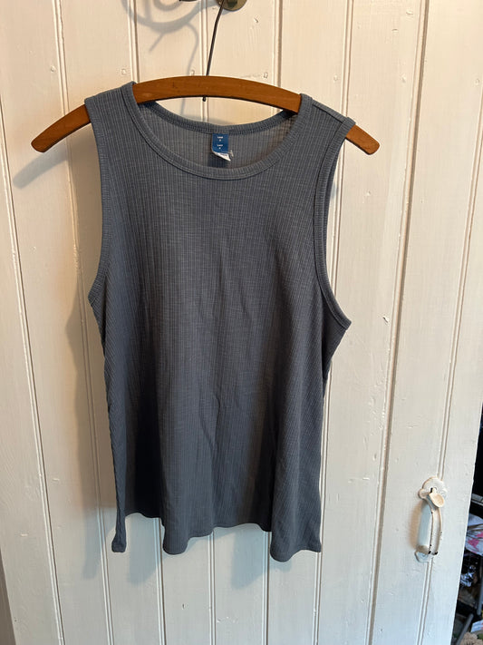 Old navy small blue ribbed tank top