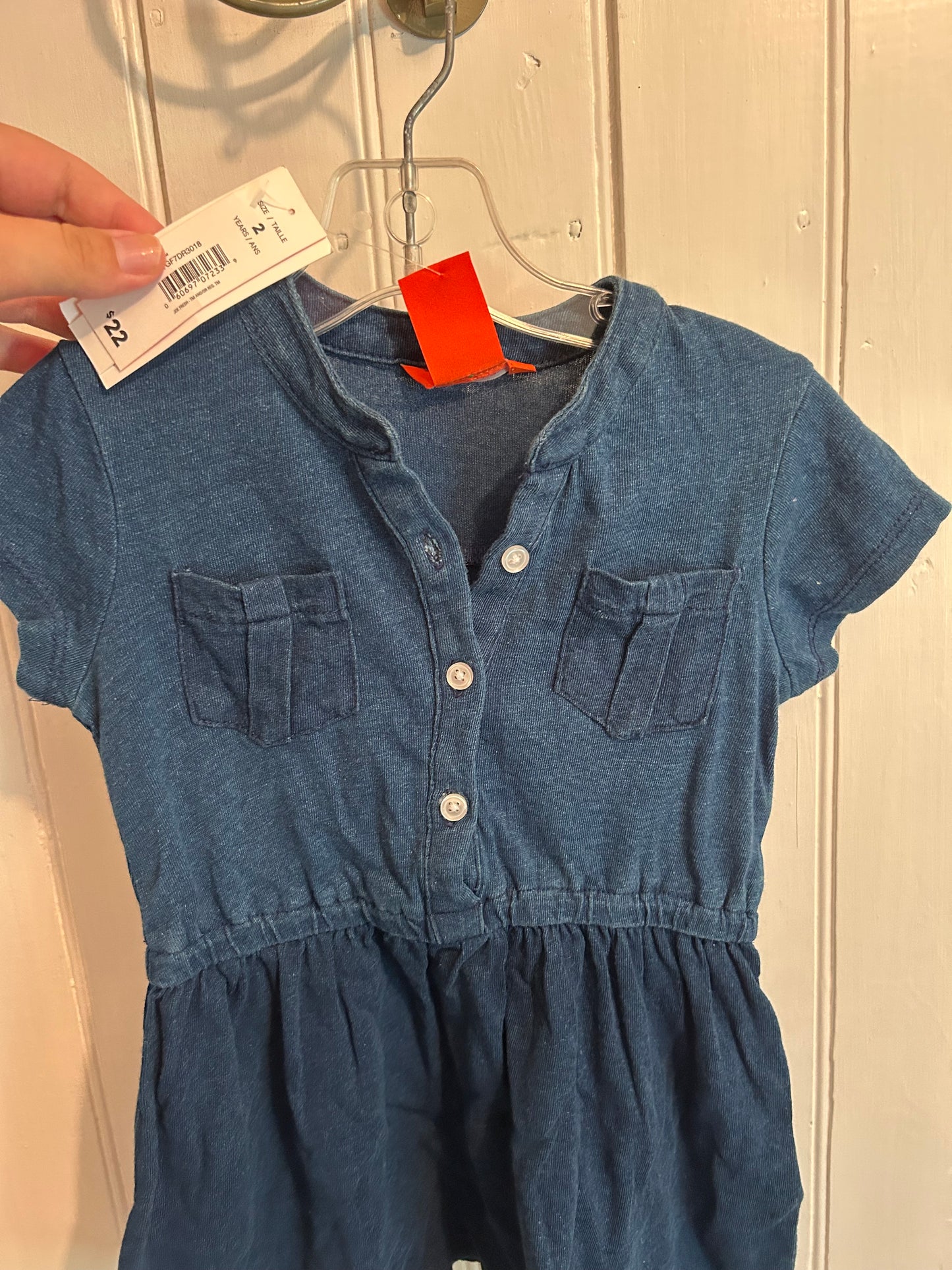 NEW joe fresh 2t denim dress