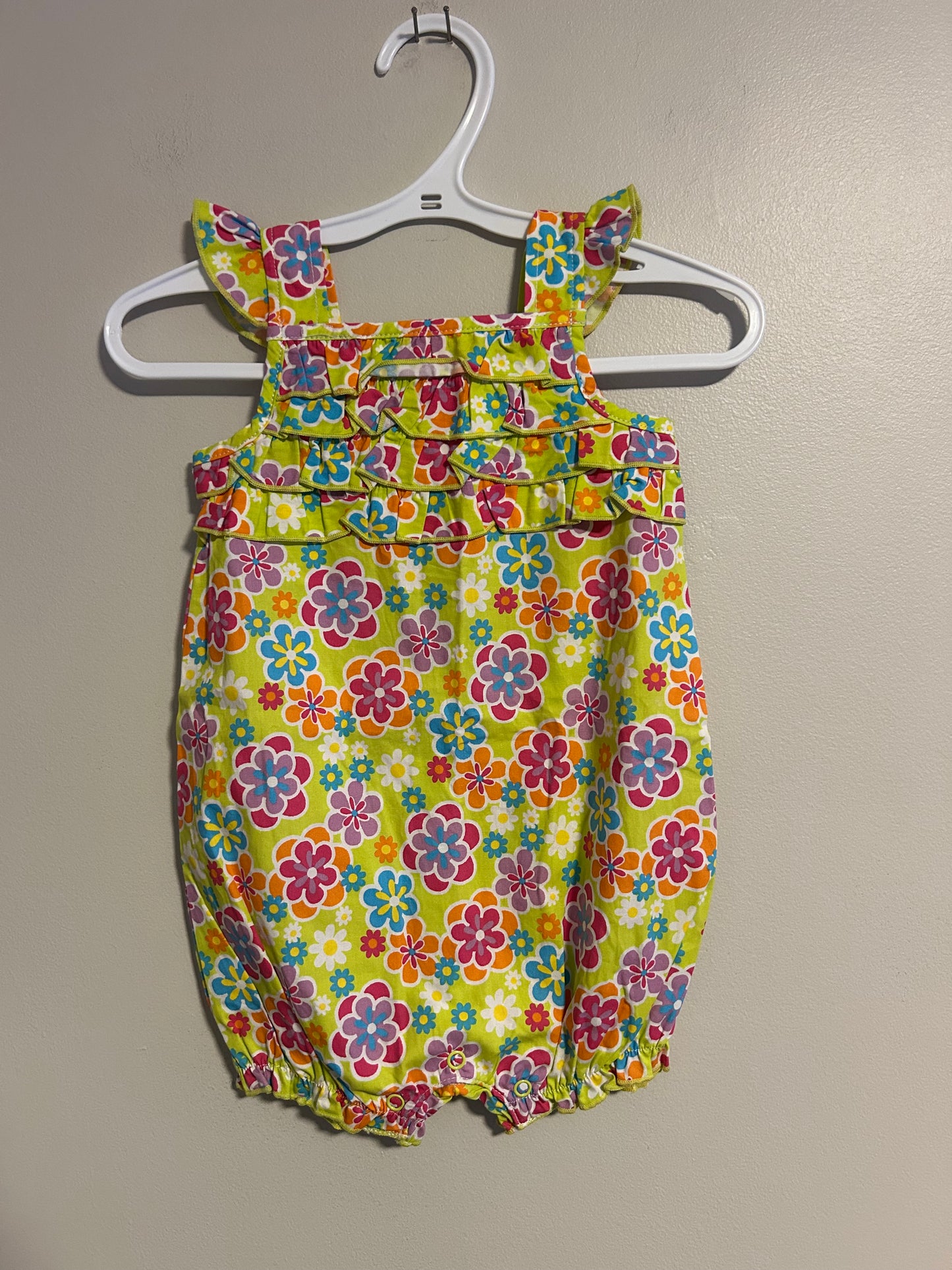 Kidgets 6/9m multicoloured floral romper